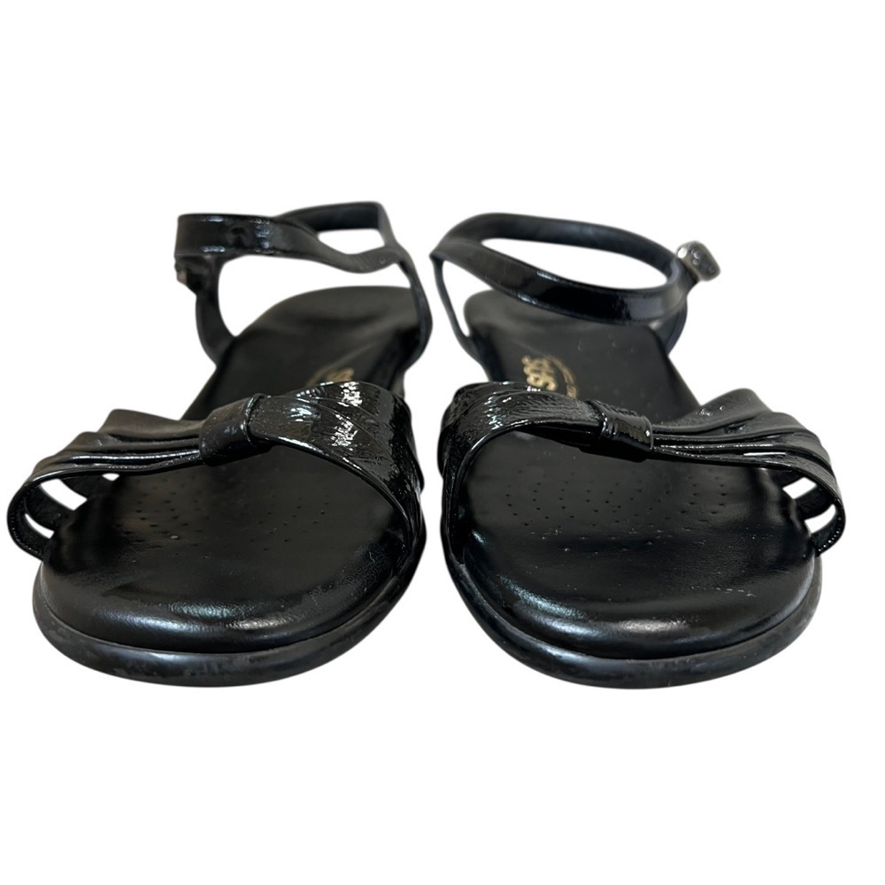 SAS Strippy Women’s Size 9.5 Tripad Comfort Patent Leather Wedge Sandals - Picture 4 of 7